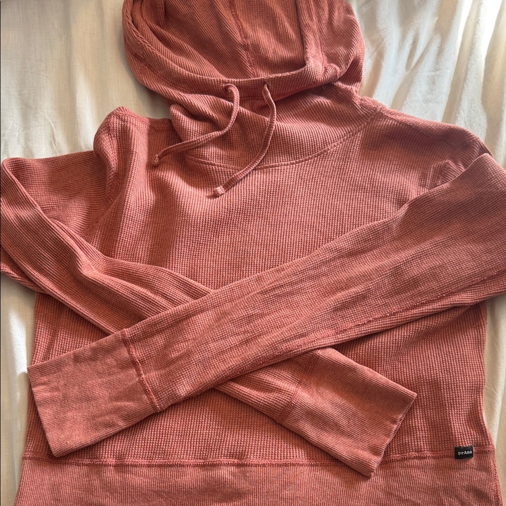Prana Coral Ribbed Knit Top